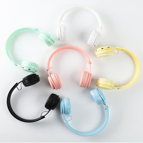 Trådløse Bluetooth-hodetelefoner Pink