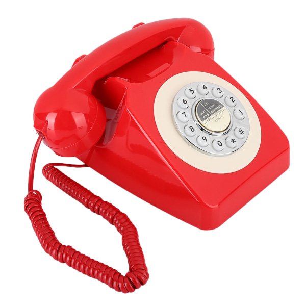 Retro Vintage Antiikki Puhelin Hotelli RedDial HandFree Lankapuhelin Pöytäpuhelin