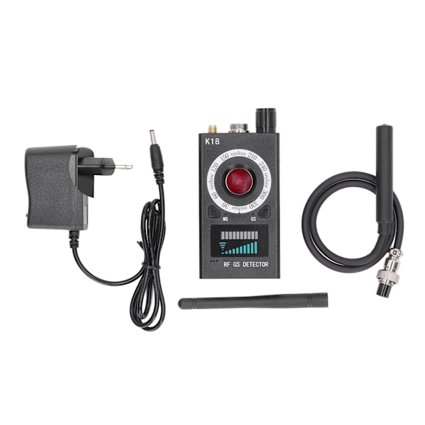 GPS Detektor Signaldetektering Buggdetektering RF-signalscanning Kameradetektor 100‑240V EU-kontakt