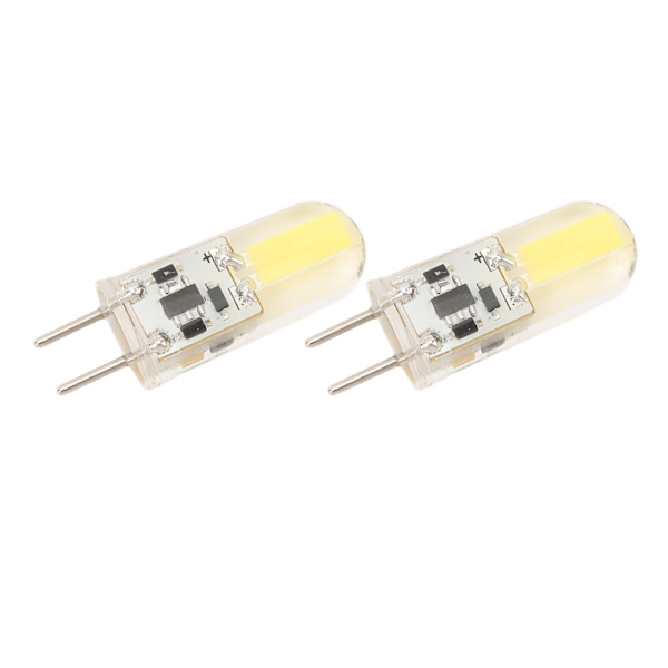 Silikon LED-lampe GY6.35 COB 1505 3W 12V 300LM - 2 stk.