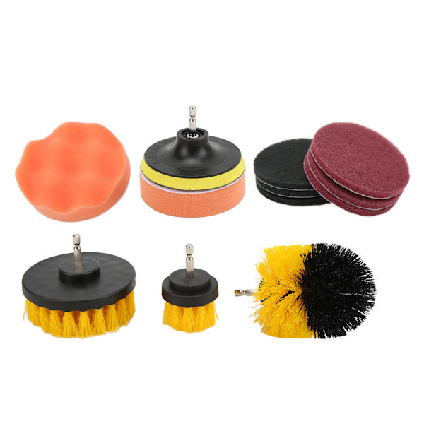 Universal Car Electric Borr skurborste Set (12st)