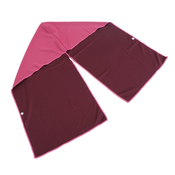 Quick Dry Rose Rød U-formet kølende hættetrøjehåndklæder