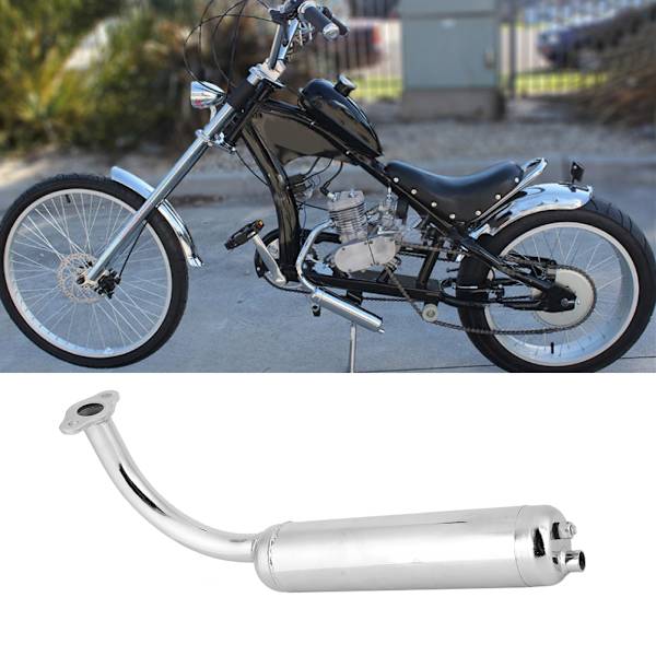 Universal motorcykelljuddämpare avgasrör