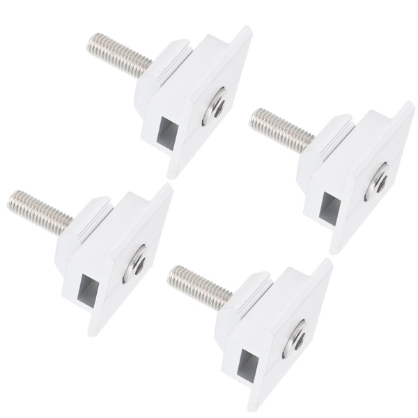 Kevyt teräs aurinkopaneeli asennuskiinnikkeet RV-veneille - 30mm Hopea