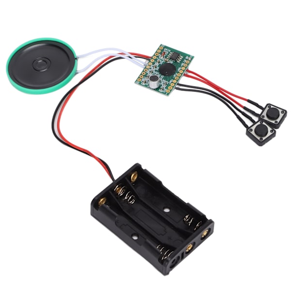 4 Minuters Ljudmodul Knappkontroll DIY Musik Ljud Tal Inspelningsbart Chip för DIY Ljudkort Julklappsaskar