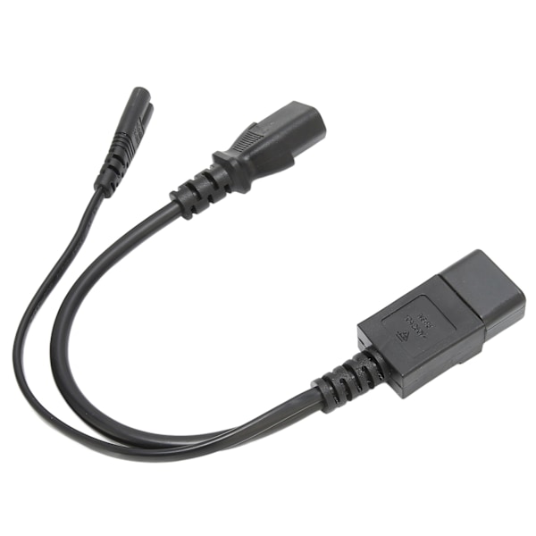IEC320 C14 Han till C13 C7 Hon Vattentät IEC320 Strömkabel för Projektorer 100‑250V 32cm