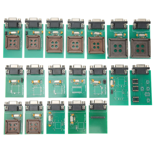 19 st UPA Full Adapter EEPROM Programmering Klippkort för UPA USB Programmerare