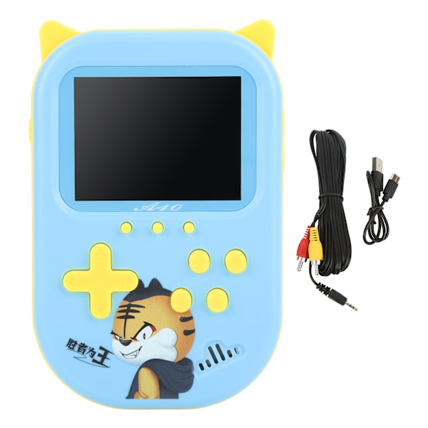 Mini Game Console Kids Adult Portable 3 Inch Screen Handheld Game Console Power Bank Blue Single Player