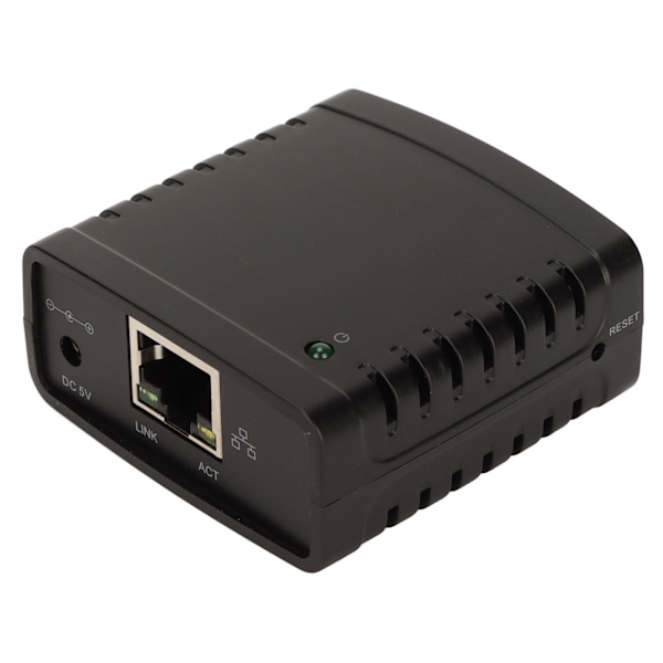USB Print Server TCP IP LPR Print Server 10Mbps 100Mbps Standard RJ45 LAN Port USB Trådløs Utvider Deler 100‑240V EU Plugg