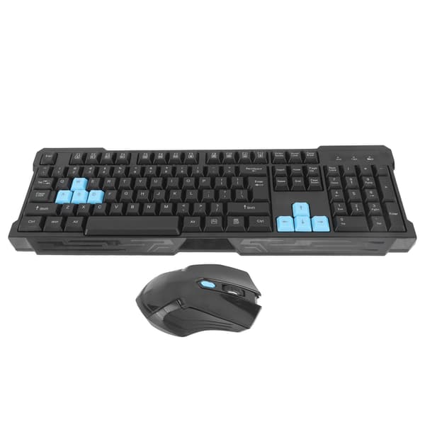 Trådløst tastatur og mus Combo Set 2.4G Multimedia USB-mottaker for stasjonær PC-spill