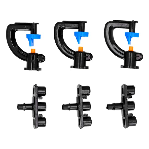 20-pack Sprinkler Munstycke G Typ 180° Refraktiv Bevattning Atomiserande Munstycke för 4/7 Slang