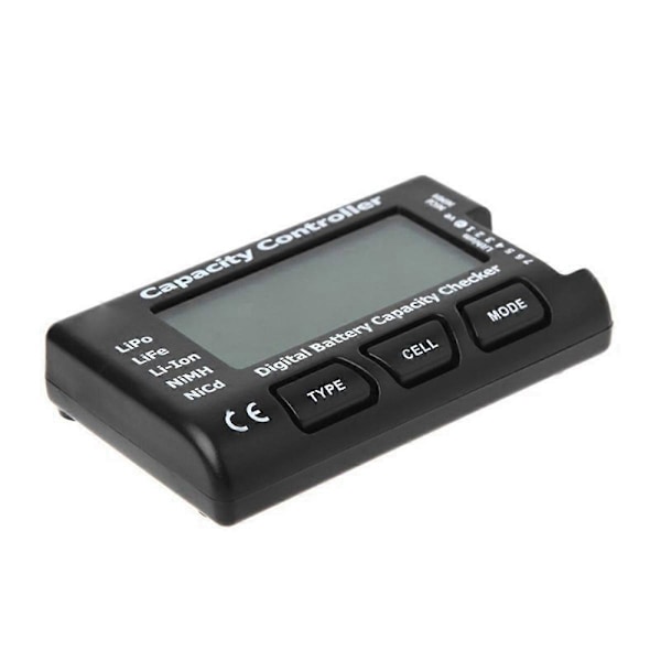 RC Cellmeter 7 Digital Batterikapacitetskontroll Tester Spänning för LiPo Batterilivslängd, Li-Ion Batteri, NiMH Batteri