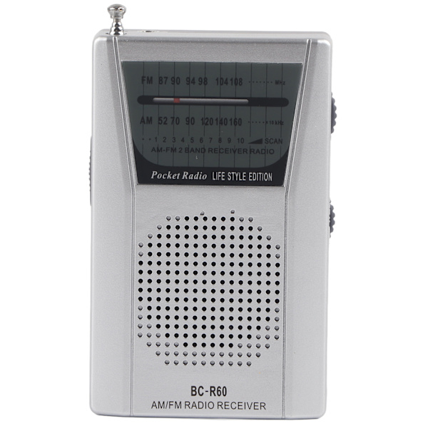 Taskuradio 5W kaiuttimella - Kannettava AM/FM-transistoriradio matkoille, hätätilanteisiin ja kotikäyttöön