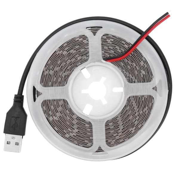 RGB Flexibla LED-strips USB-driven Lågspänning 5V LED-ljusremsa för Sovrum Bar KTV Rött Ljus