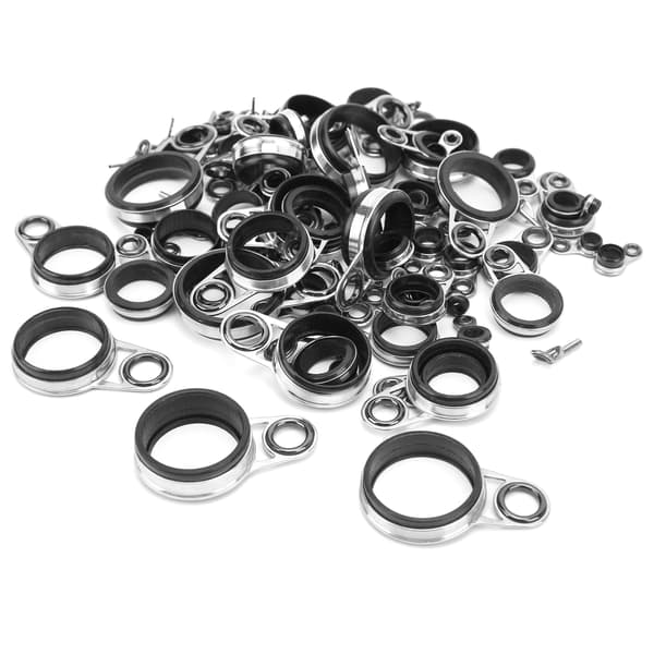 Teleskopisk Surf Casting Stang Guide Tip Tops Reparationssæt Fiskespø Eye Line Guide Ring