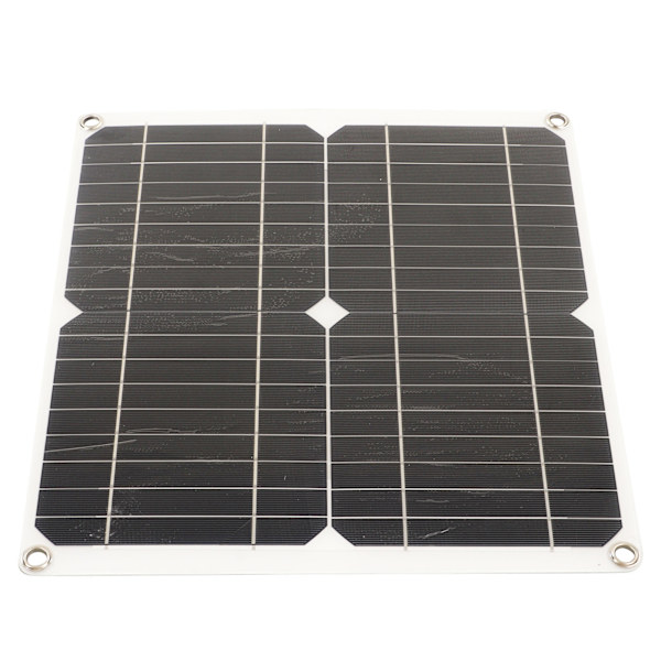Monokristallin silikon vattentät solpanel - hög prestanda för husbil, bil, båt, släp - 20W, 18V, 10A