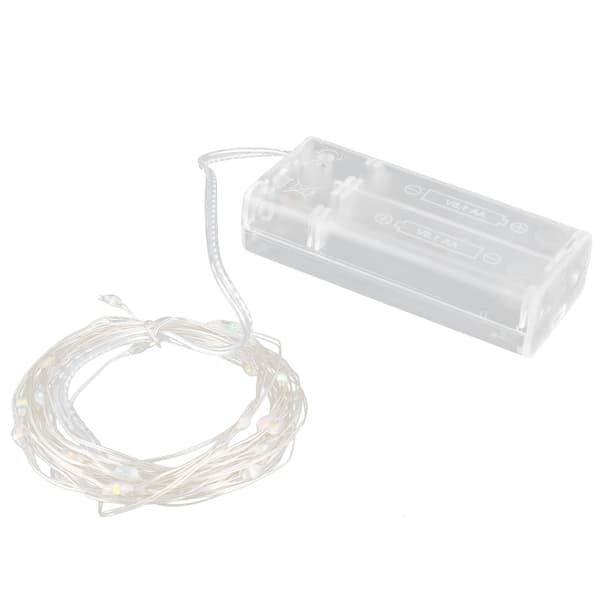 4m Fotoklips Lys String Farverig Kobbertråd Ferie Hjem Dekoration Lys String med 40LED'er 40 Klips