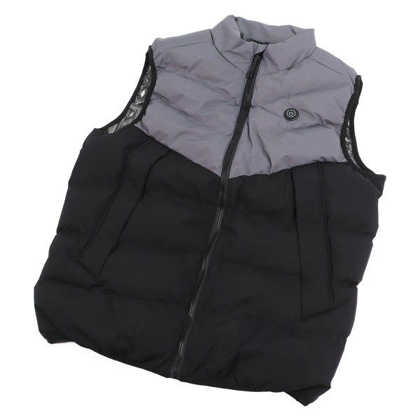 USB Oppvarmet Vest - Vinter Varmt Grå - 2XL