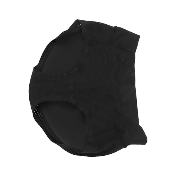 Butt Pads Enhancer Panties Mid Waist Tummy Control Elastisk Blød Åndbar Dameundertøj til Bryllup Sort S 40‑50kg