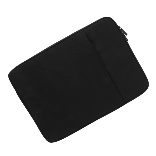 Musta suojalaukku 14,1"/15,4" kannettavalle tietokoneelle - Oxford Cloth, 2-suuntainen vetoketju