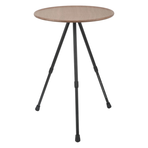 Fällbart Campingbord Runt Aluminiumlegering Lyftbart Bärbart Picknick Campingbord för Självkörande Husbil Utrustning Tillbehör Träkorn Färg