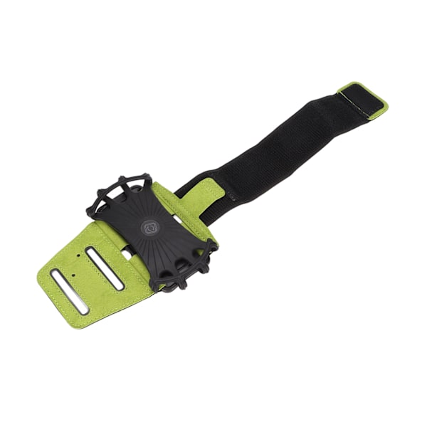 Mobiltelefonhållare för löpning Armband 360 Grader Rotera Smart Telefon Armband med Hörlurar Datakabel Lagringsskikt Ungdom Grön Stor