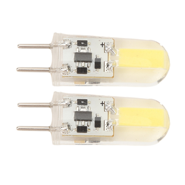 Silikon LED-lampe GY6.35 COB 1505 3W 12V 300LM - 2 stk.