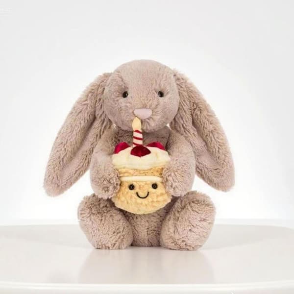 Jellycat kanin med bursdagskake (30cm)[SZ]