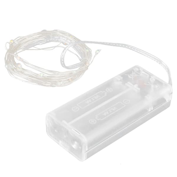4m Fotoklips Lys String Farverig Kobbertråd Ferie Hjem Dekoration Lys String med 40LED'er 40 Klips