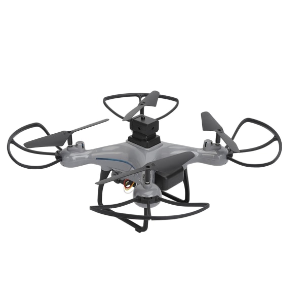 Grå optisk strømningshindre unngåelse Dobbeltkamera RC Drone - Mini Quadcopter leketøy med 1800mAh batteri for alderen 14 og oppover