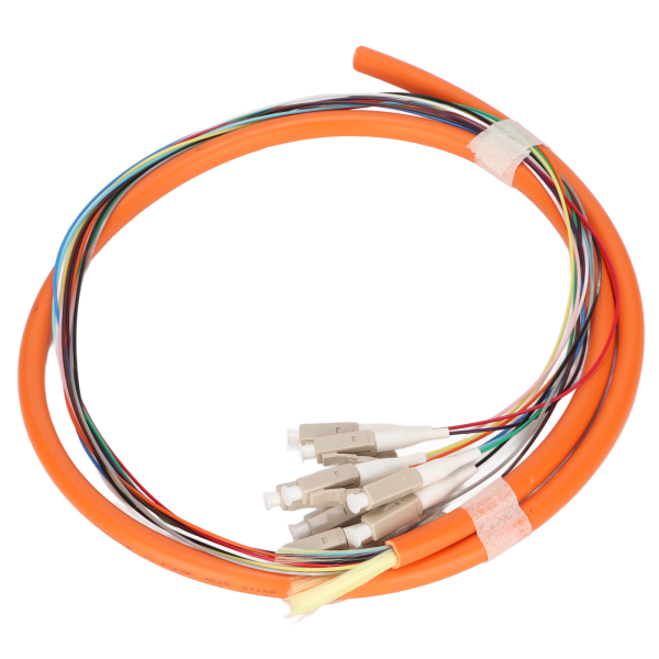 Fiber Pigtail 12 Strand Multimode Stabil Fiber Pigtail-kabel för instrumentering Kommunikationssystem Area Network