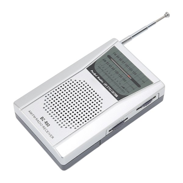 Taskuradio 5W kaiuttimella - Kannettava AM/FM-transistoriradio matkoille, hätätilanteisiin ja kotikäyttöön