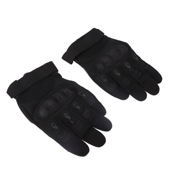 Full Finger Touch Screen Hard Knuckle Military Hansker For Menn - XL Str