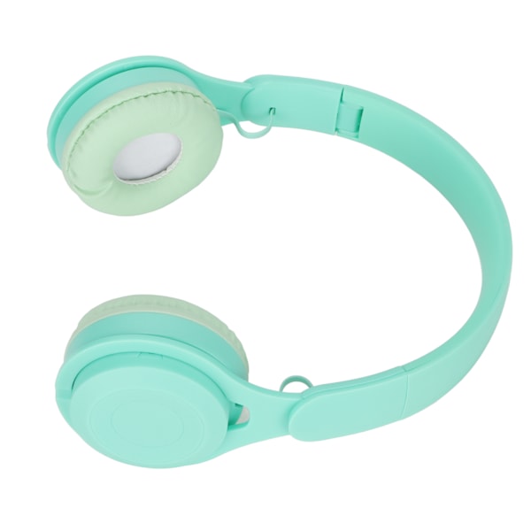 Y08 Barnhodetelefoner Macaron Stilig Stereo Lyd Sammenleggbar Plugg i Kort Bluetooth Over Øre Hodetelefoner Grønn