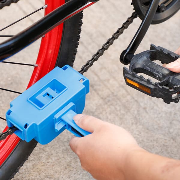 [SZ]Cykelkæderenser Værktøj med Børste til Mountainbikes - Blå
