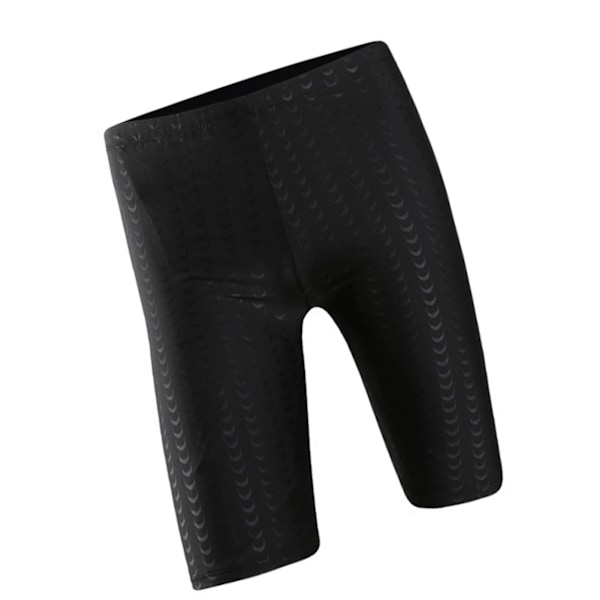 Svømmeshorts for menn - Pustende, stilige, lette og komfortable - Polyester - Svømmeshorts for surfing - Svart - 3XL (65-75 kg)