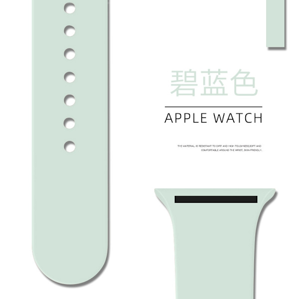 Kellon ranneke Apple Watch iWatch 38/40/41/42mm Standard/S 10. sukupolven tuotteelle 1, taivaansininen