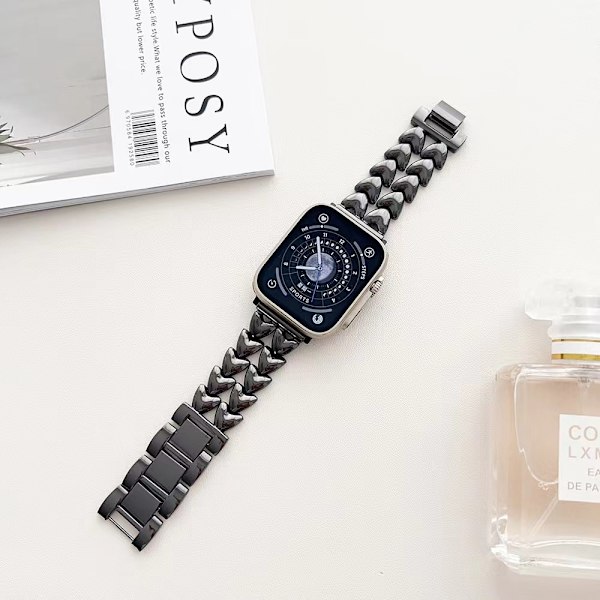 Klockarmband för Apple Watch iWatch 38/40/41mm Svart