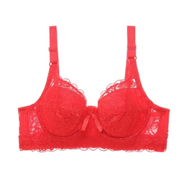 Dam BH BH Push Up BH Sexig Sömlös Bralette Spetsjustering Vanlig Bekväm Pink 42/95 B/C/D