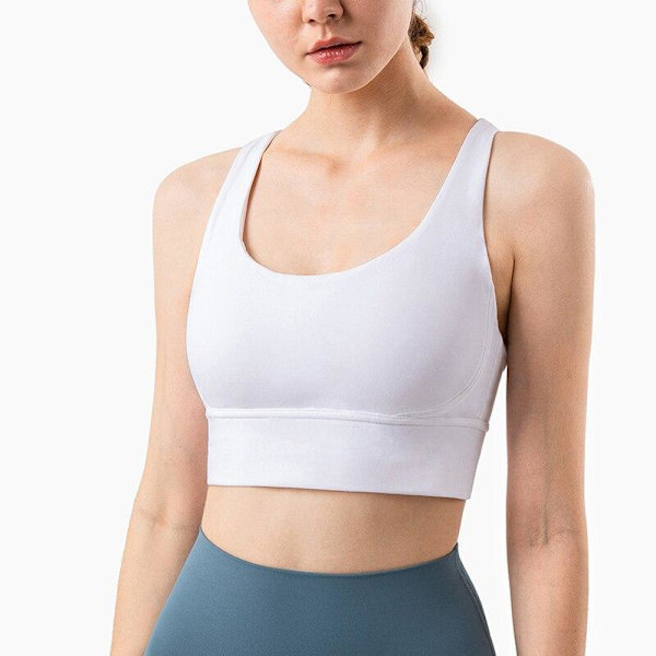 Joogasetti Leggingsit Ja Topit Fitness Urheilupuvut Naisten Kuntosalivaatteet white L