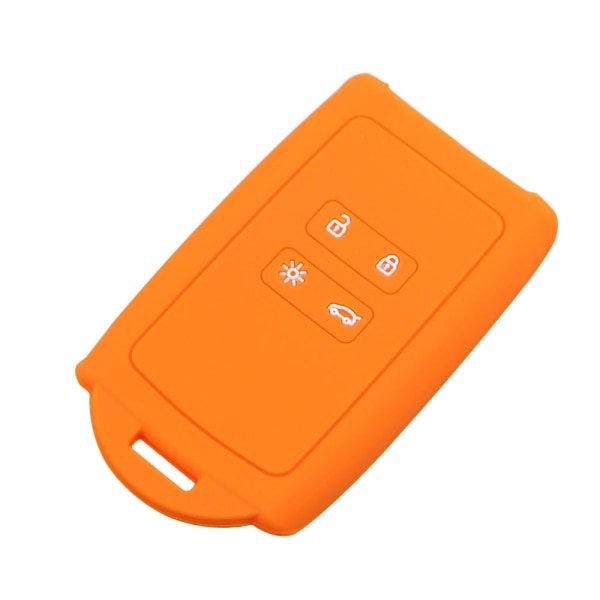 Jameo Auto Silikon Case Cover för Renault Koleos Kadjar Samsung QM5 QM6 2016-2020 Hållare Skyddsskydd Orange