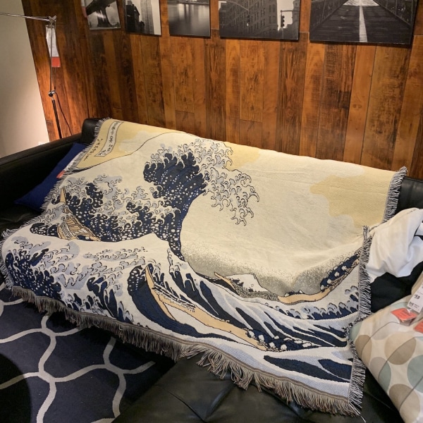Lediga Filtar Matta Dekoration Gitarr kvinna Matisse Matta Soffa Fritidsmatta Enkel Tapestry Sofffilt Överkast Lines 125X150cm