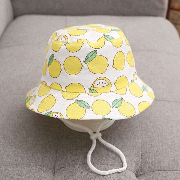 Sommar Baby Solhatt Barn Utomhus Anti UV-skydd Strandhattar Fiskehinkhattar Barn Pojke Flicka Tecknad Fiskarhatt rabbit