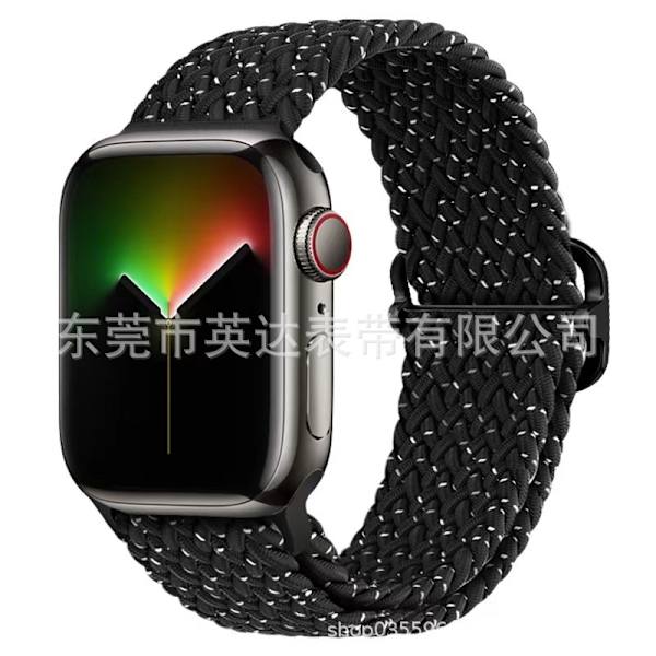 Klockarmband för Apple Watch iWatch 38/40/41mm Stjärnsvart