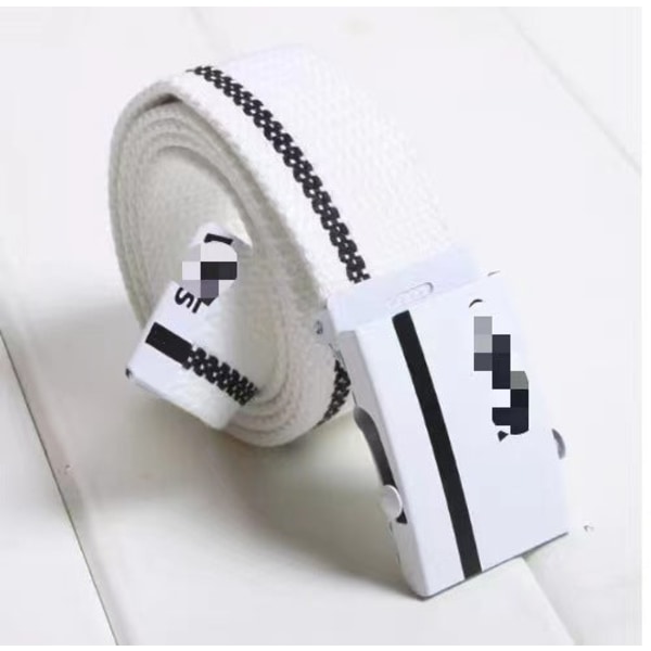 Bälte Pojkar Flickor Kamouflage Kläder Bälte Barn Kamouflage Militär Byxbälte White and black 110cm