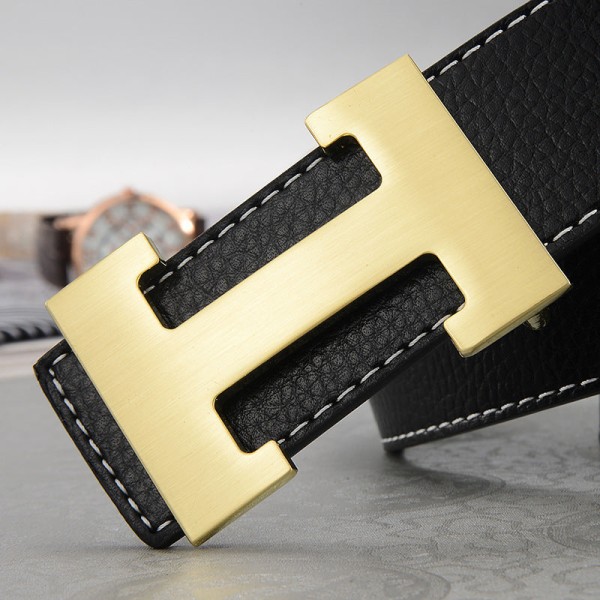 Bälte Herr Casual Trendigt Allround Mellanålders Personer Ungdom Byxbälte Orange Silver Buckle 110cm