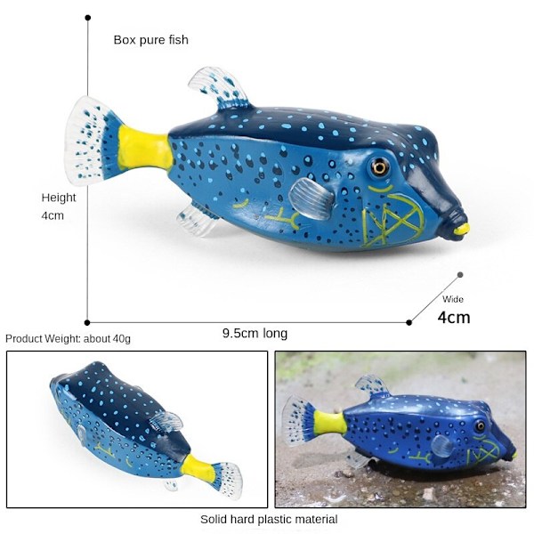 Marine Dyremodel Tropisk Havfisk Model Legetøj Børns Kognitive Gave Legetøj M-2382 boxes of Mandarin fish