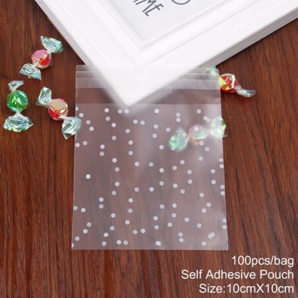 Bryllupspose Pakning Transparent Cellofan Slik Cookie Gavepose Juleposer Frostet OPP Fødselsdag Slik Emballage Pose Pung 10pcs suitcase