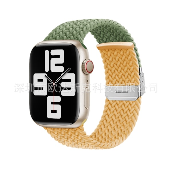 Kellon ranneke Apple Watch iWatch 42/44/45/46/49mm Kaktuksen keltainen