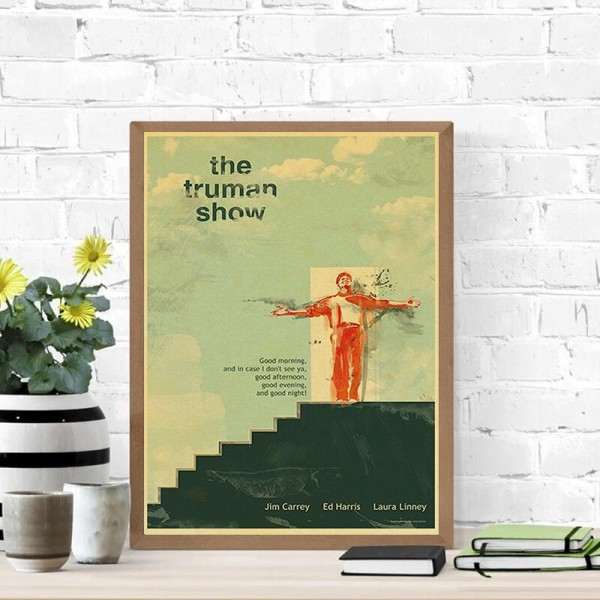 Klassiske film The Shawshank Redemption/Green Book/The Truman Show/Flipped plakater vægkunst malerier til hjemmet vægklistermærker 42X30cm-A3-No Frame R01911
